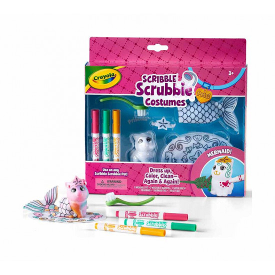 Scribble Scrubbie Pets Mermaid Playset